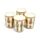 Set di 10 Bicchieri di Carta - Schiaccianoci Natalizio (9 oz)
