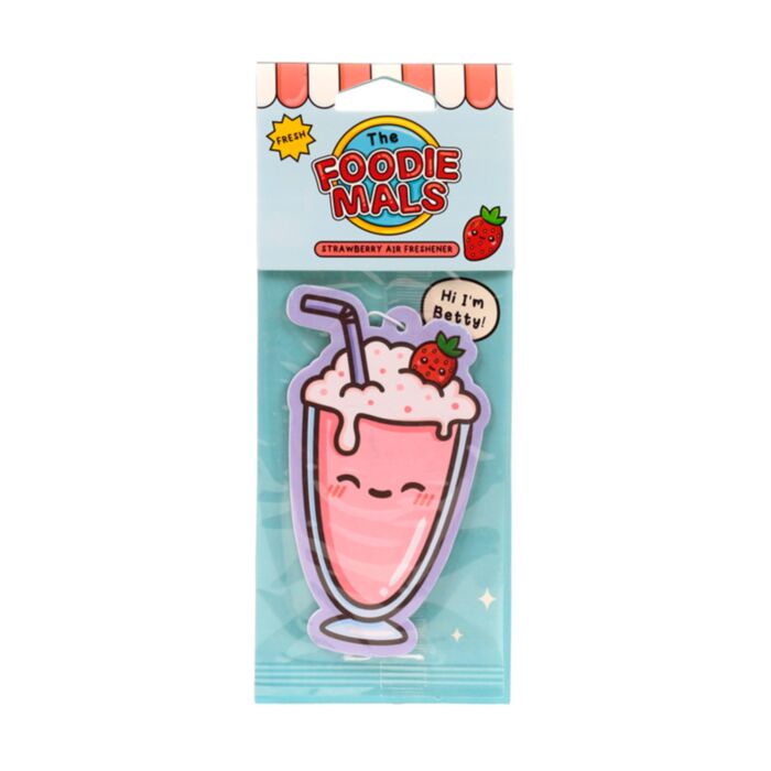 Profumatore per Auto - Betty, il Frappè - Foodiemals - Fragola