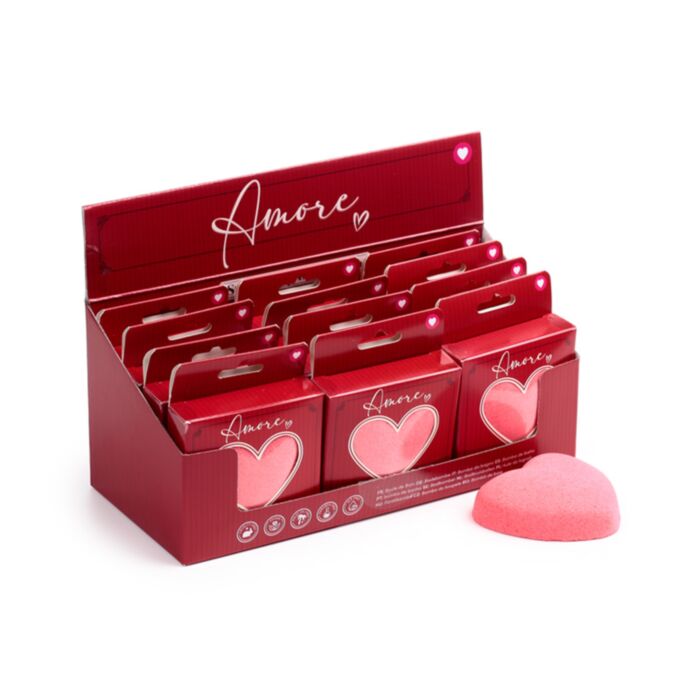 Bombe da Bagno a Forma di Cuore - Confezione Regalo - Cuori - Amore