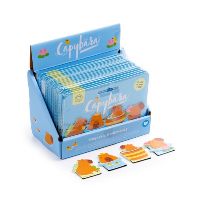 Set di 4 Segnalibri Magnetici - Capibara