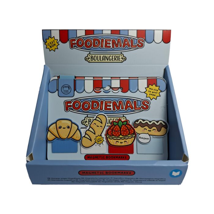 Set di 4 Segnalibri Magnetici - Boulangerie - Foodiemals