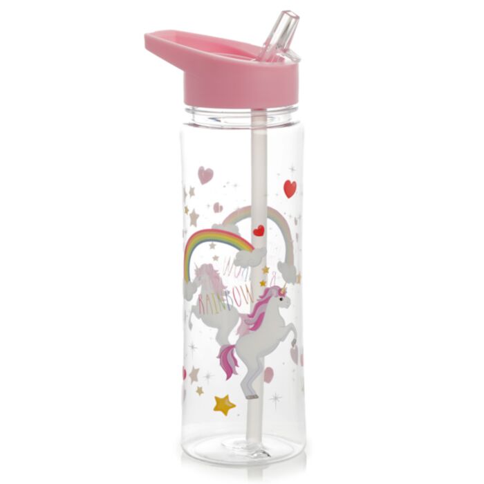 Borraccia Infrangibile 550ml - Unicorno - Arcobaleno Incantato