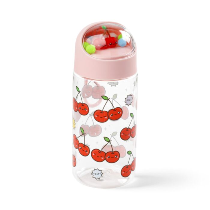 Borraccia Infrangibile con Decorazioni 350ml - Ciliegia - Foodiemals