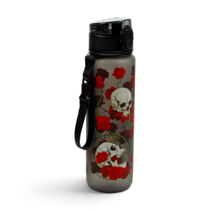 Borraccia Pop Top 600ml - Teschi & Rose SKULLS&ROSES