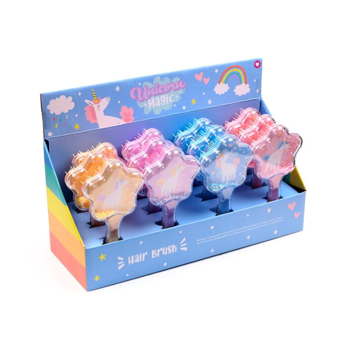 Spazzola con Glitter a Forma di Stella - Magia dell'Unicorno