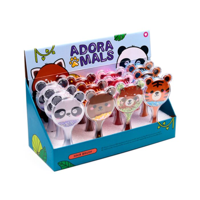 Spazzola con Glitter a Forma - Animali Dolci Selvatici ADORAMALS