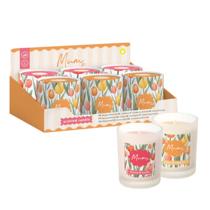 Candela - Confezione Regalo - Tulipani - Mamma