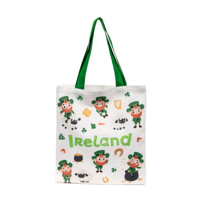 Borsa Tote - Folletto Portafortuna Irlandese - Irlanda