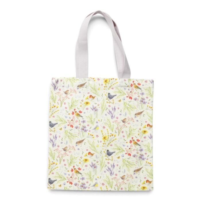 Borsa Tote - Uccelli &  Fiori Selvatici - Jan Pashley