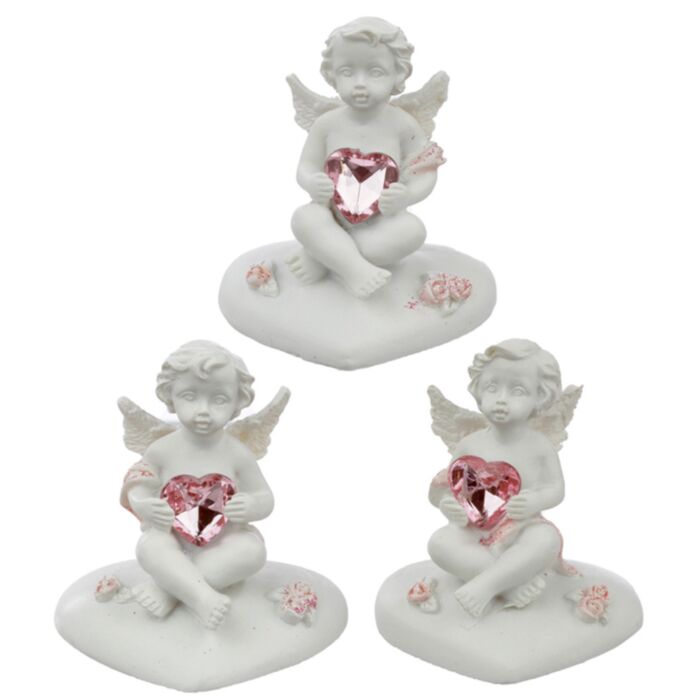 Statuetta Cherubino - Cuore della Rosa - Peace of Heaven