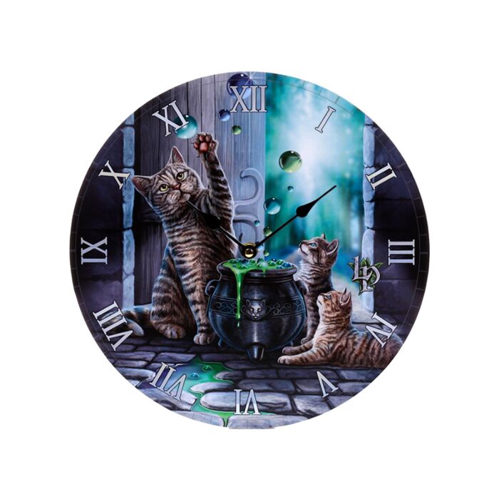 Orologio da Muro - Gatto - Hubble Bubble Cat and Kitten - Lisa Parker