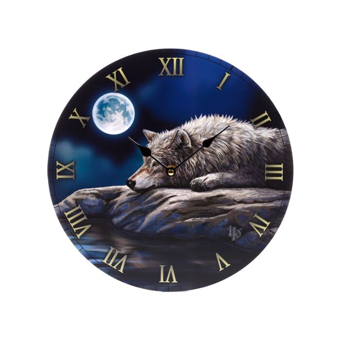 Orologio da Muro - Lupo - Quiet Reflection Wolf - Lisa Parker