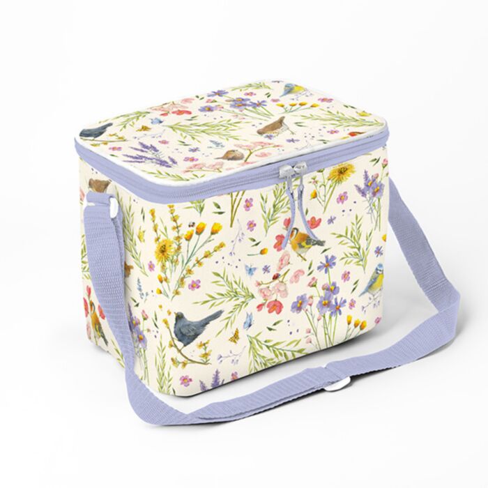 Borsa Termica Grande - Uccelli&Fiori Selvatici - Wings&Wildflowers JAN PASHLEY