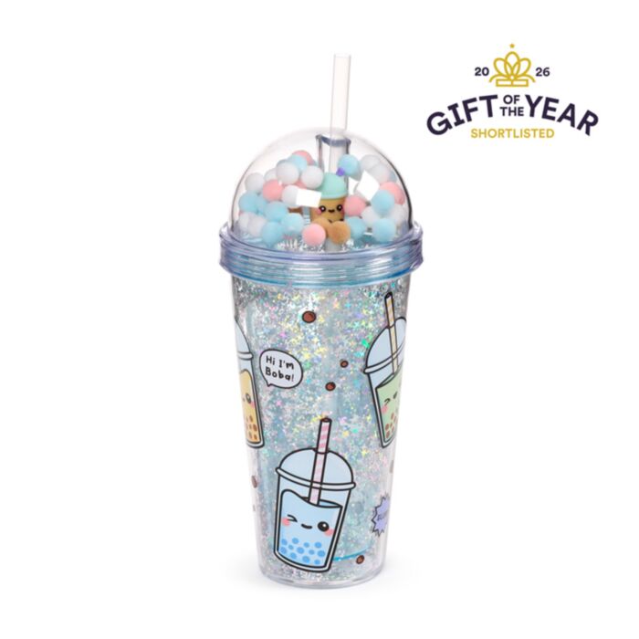 Bicchierone con Cannuccia e Decorazioni - Bubble Tea - Foodiemals