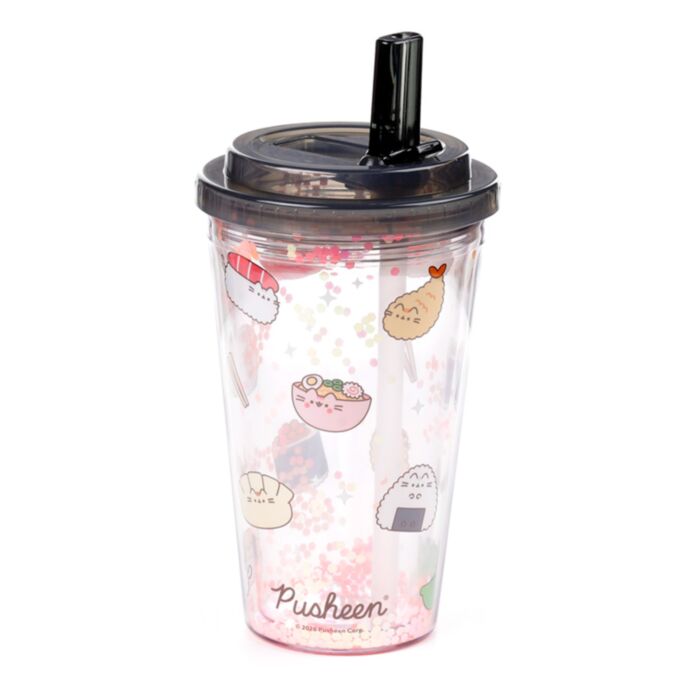 Bicchierone Infrangibile con Cannuccia - Sushi - Bento Club - Pusheen il Gatto