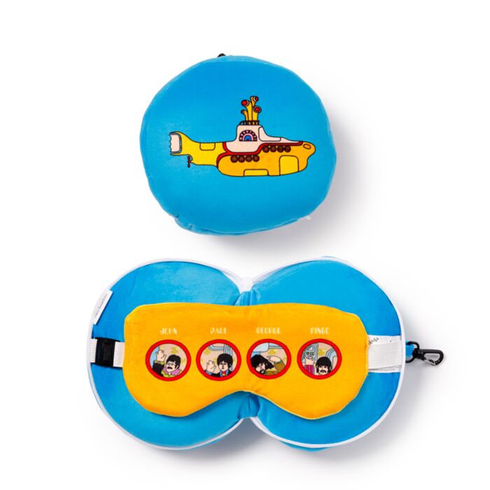 Cuscino da Viaggio con Maschera Relaxeazzz - Yellow Submarine