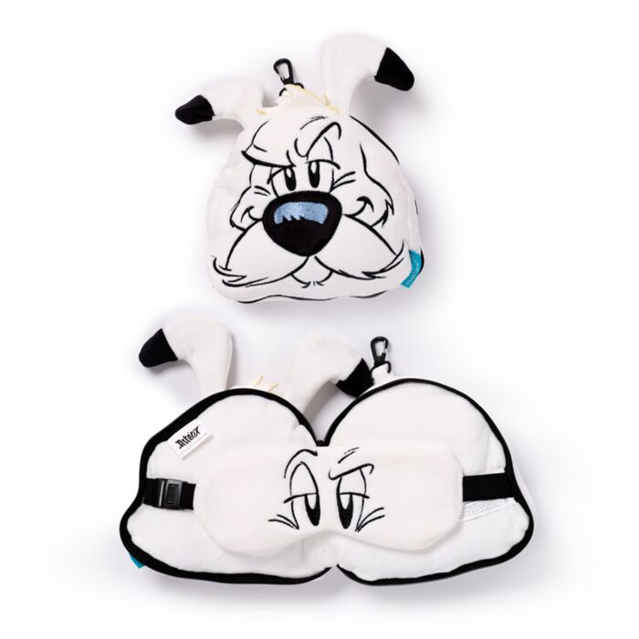 Cuscino da Viaggio con Maschera Relaxeazzz - Idefix - Asterix e Obelix