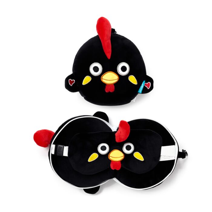 Cuscino da Viaggio con Maschera Relaxeazzz - Gallo Di Barcelos