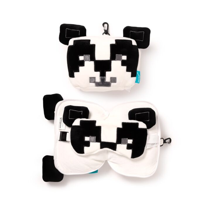Cuscino da Viaggio con Maschera Relaxeazzz - Minecraft Panda