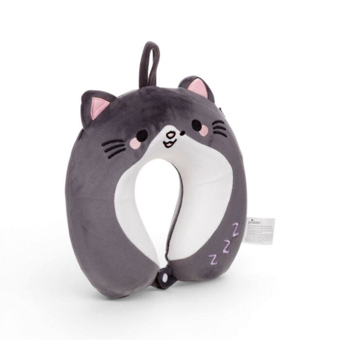 Cuscino da Viaggio Bambini in Memory Foam Relaxeazzz - Smudge il Gatto