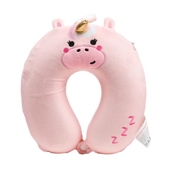 Cuscino da Viaggio Bambini in Memory Foam Relaxeazzz - Bella l'Unicorno - ADORAMALS