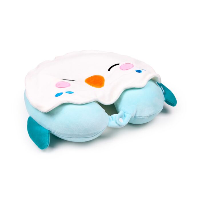 Cuscino da viaggio con Cappuccio - Kiki il Pappagallino - Hoodeazzz - ADORAMALS
