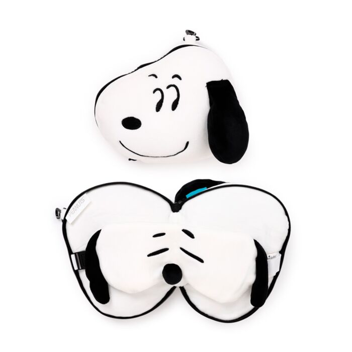 Cuscino da Viaggio con Maschera Relaxeazzz - Peanuts Snoopy
