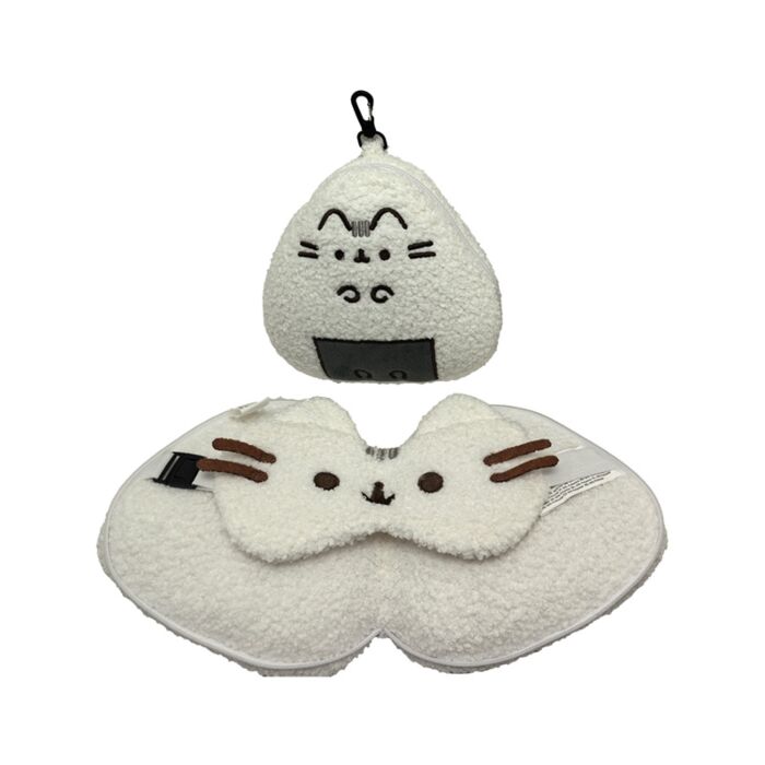 Cuscino da Viaggio con Maschera Relaxeazzz - Pusheen il Gatto - Sushi Club