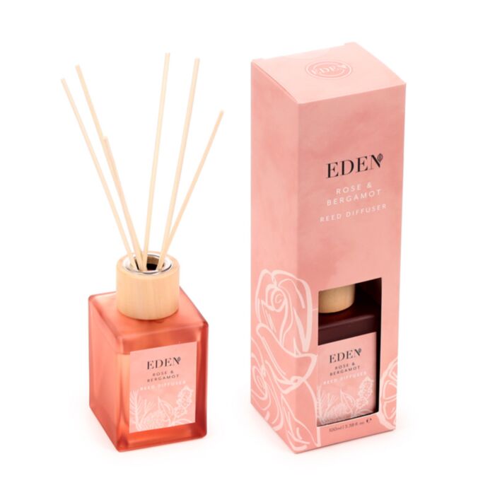 Diffusore a Bastoncini 100ml - Rosa & Bergamotto - Eden