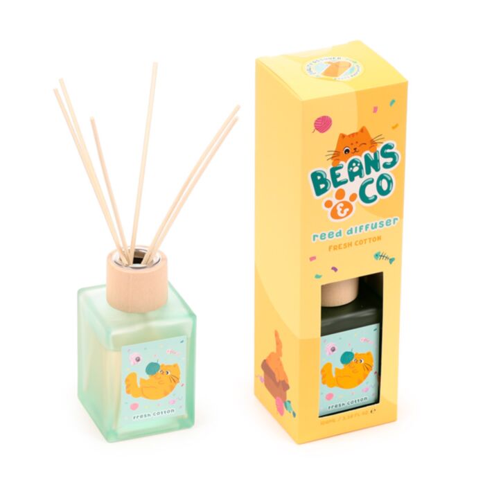 Diffusore a Bastoncini 100ml - Cotone - Gatti Beans & Co
