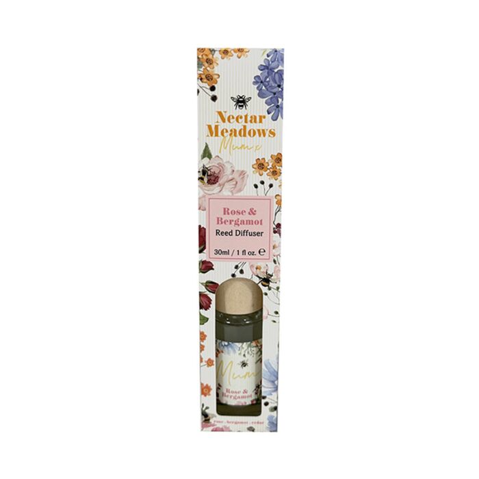 Diffusore a Bastoncini 30ml - Rosa & Bergamotto - Nectar Meadow