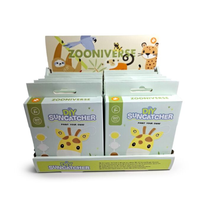 Acchiappasole da Colorare - Fai da Te - Giraffe - Zooniverse 