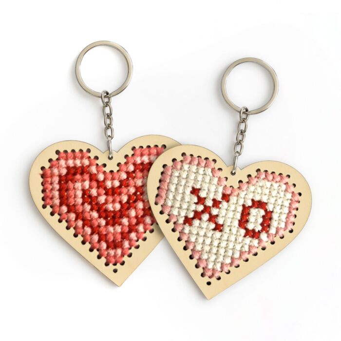 Decorazione Punto Croce - Fai da te - Amore - Cuore