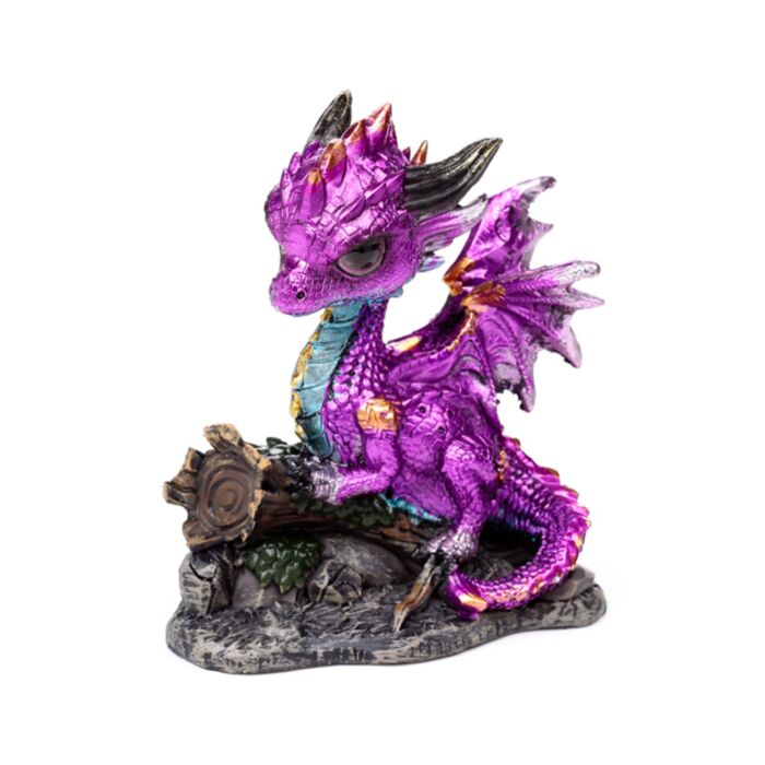 Adorabile Cucciolo di Drago di Bosco degli Elementi - Ametista