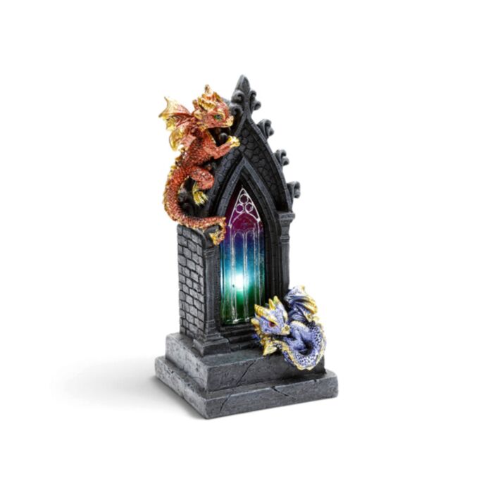 Drago su Porta Magica a LED - Elements