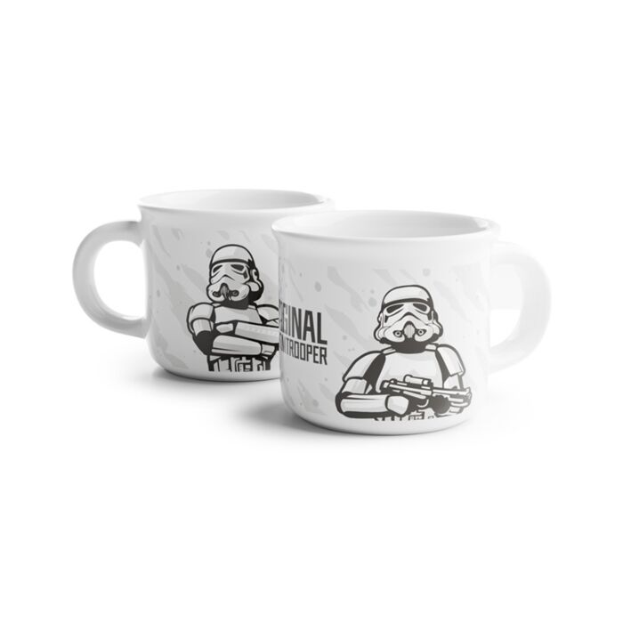 Set di 2 Tazzine da Caffè in Porcellana - L'Originale Stormtrooper