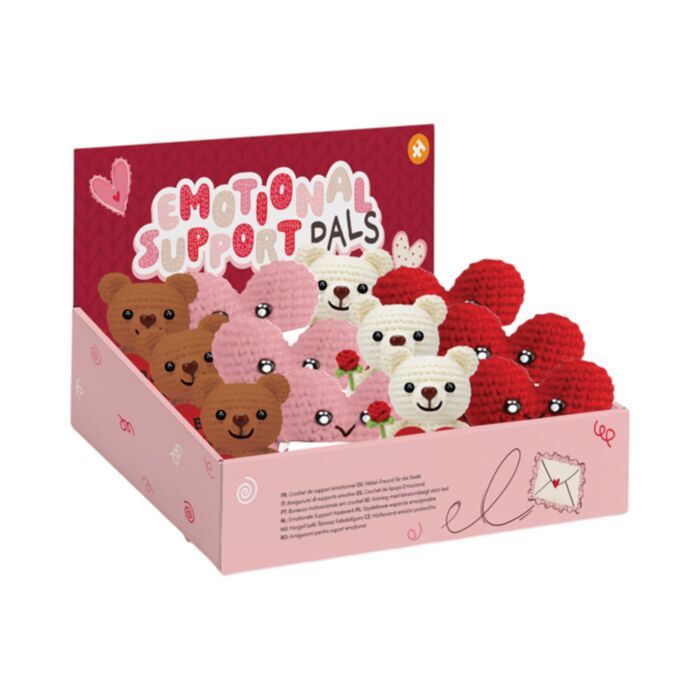 Figura all'Uncinetto - Cuori e Orsetti - Amore 