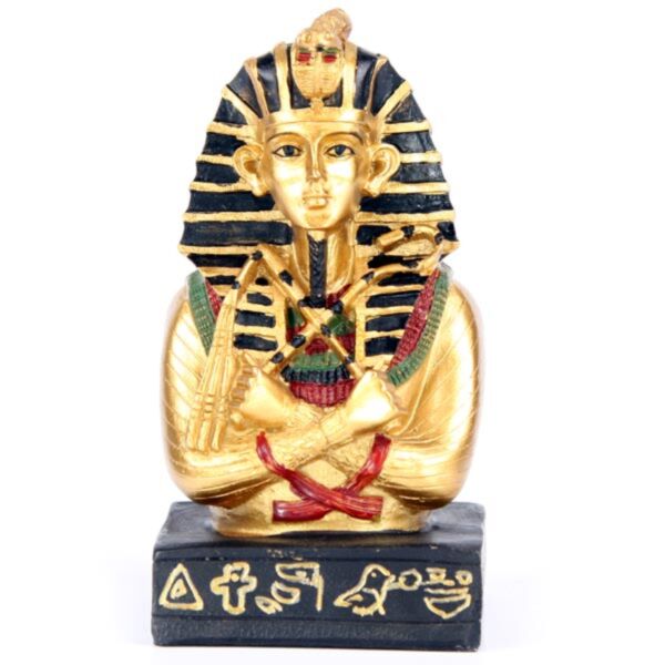 Tutankhamen Dorato con Simboli di Potere