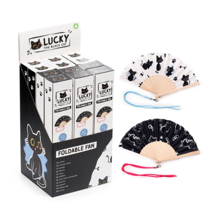 Ventaglio - Lucky il Gatto Nero