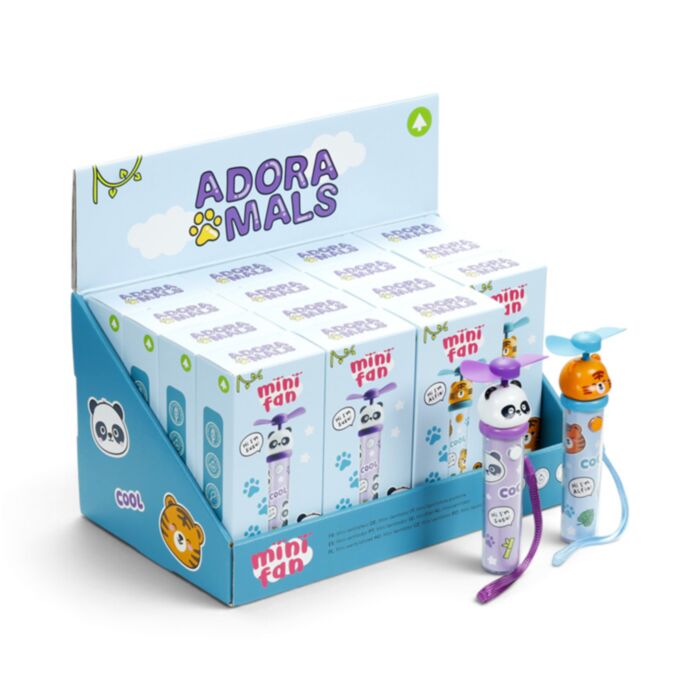 Mini Ventilatore Portatile Ricaricabile USB - Animali Dolci Selvatici ADORAMALS