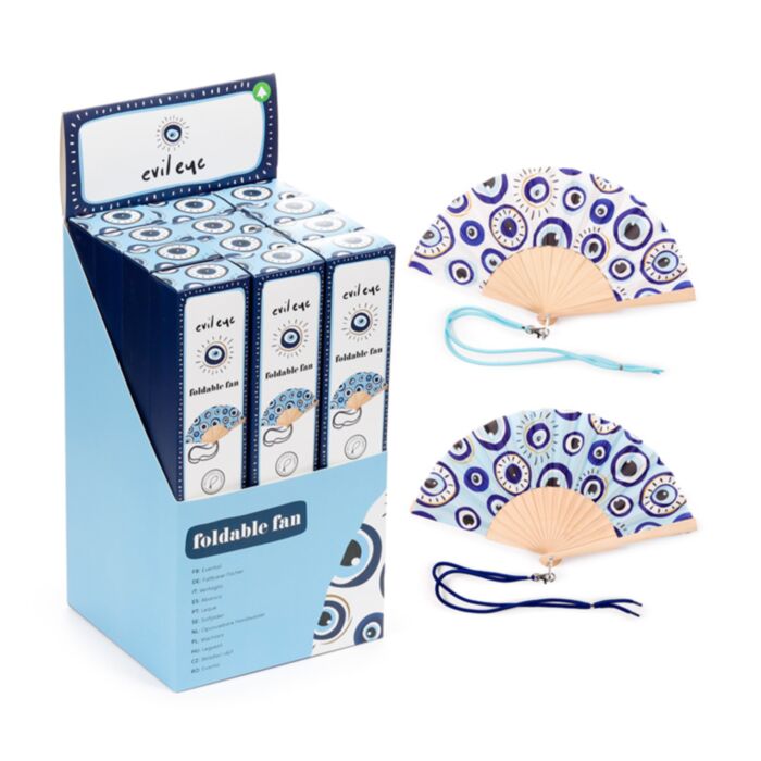 Ventaglio - Occhio Greco -  Evil Eye