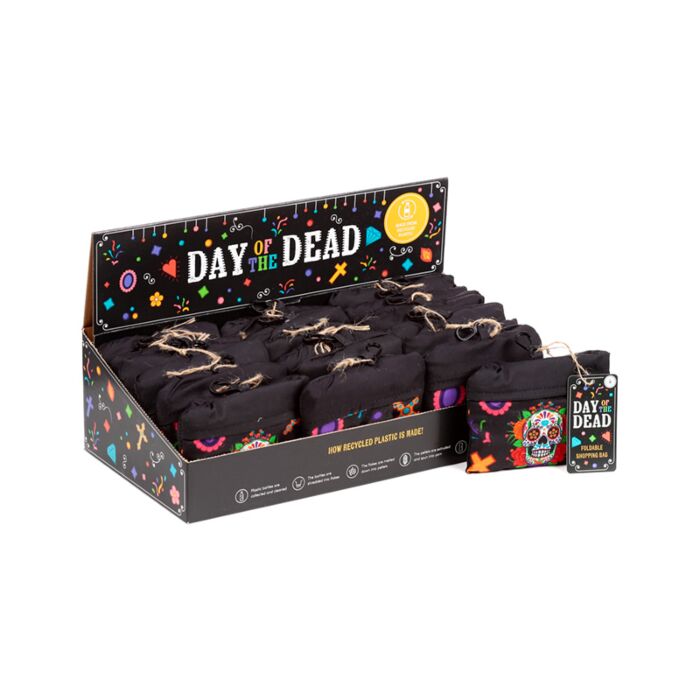 Borsa Pieghevole - Teschio Messicano - Day of the Dead
