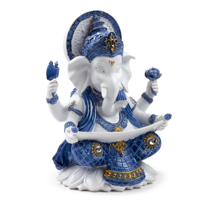 Ganesh - Bianco e Blu - Conoscenza
