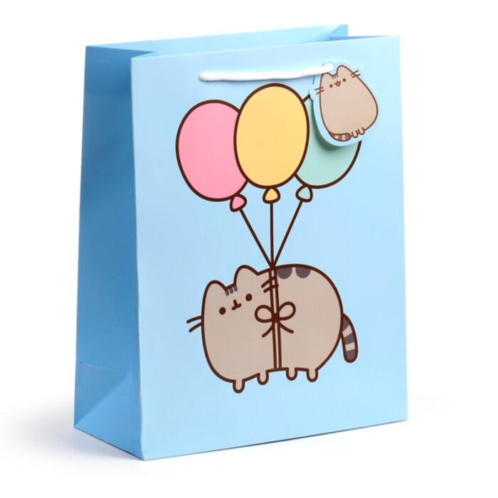 Busta Regalo - Palloncini - Pusheen il Gatto - L