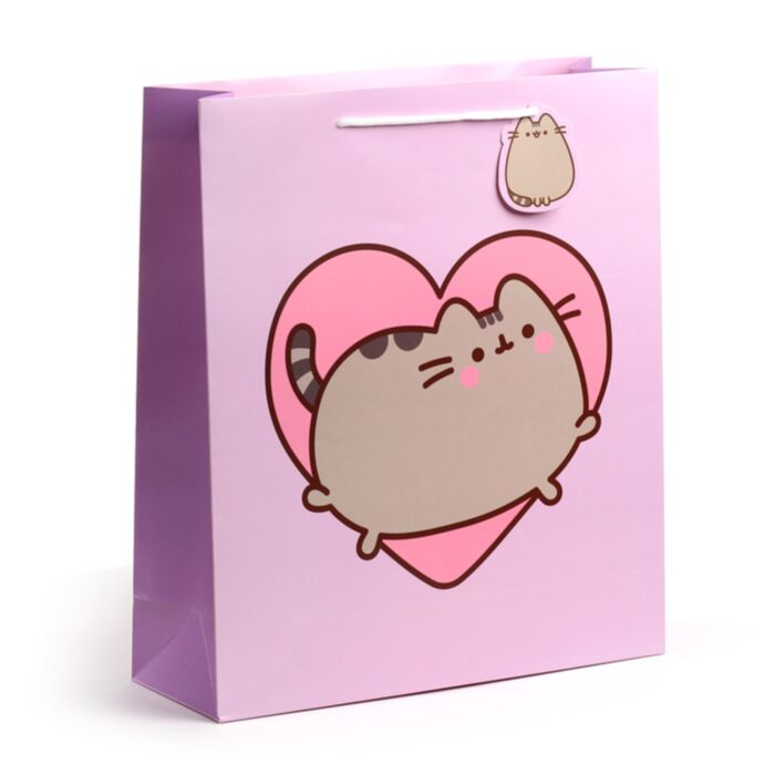 Busta Regalo - Cuore - Pusheen il Gatto - XL