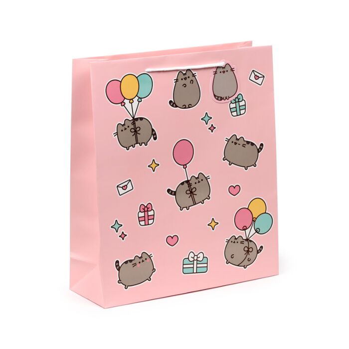 Busta Regalo - Pusheen il Gatto - Palloncini - XL