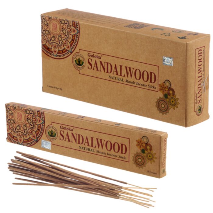 Bastoncini d'Incenso Goloka Organika - Sandalo
