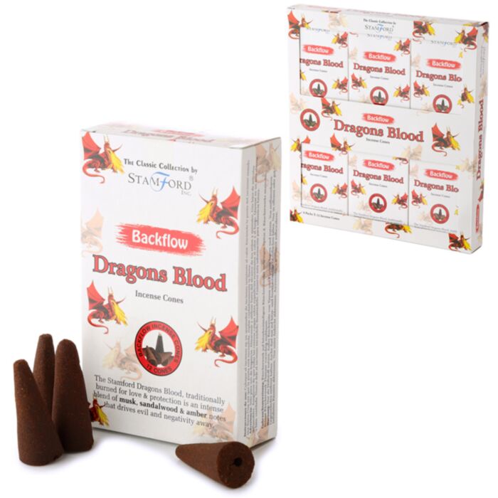 37424 Coni d'Incenso Stamford Backflow - Sangue di Drago