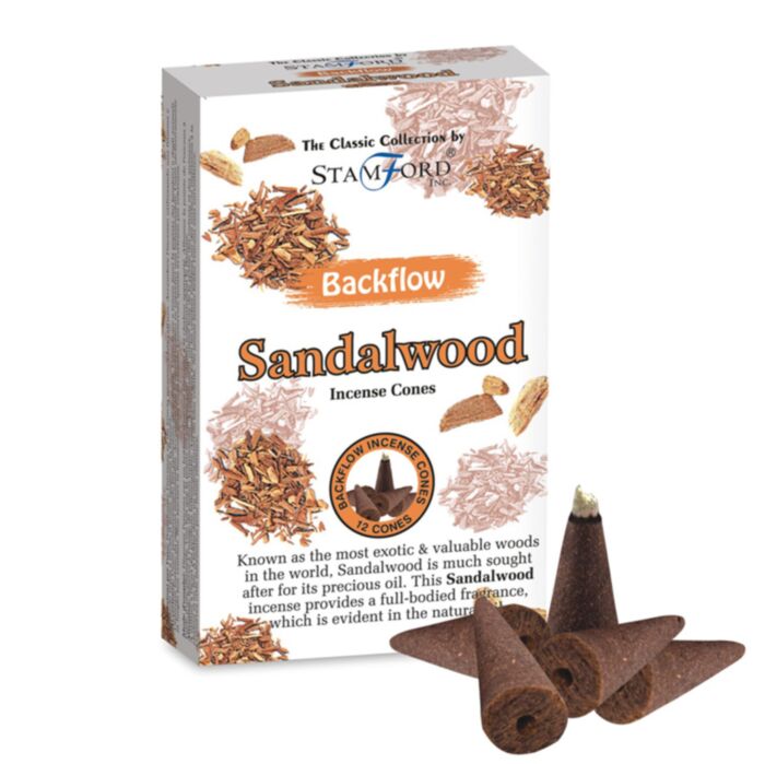 37430 Coni d'Incenso Stamford Backflow - Sandalo