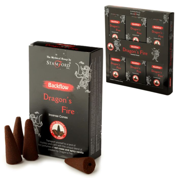 37482 Coni d'Incenso Stamford Backflow - Fuoco di Drago